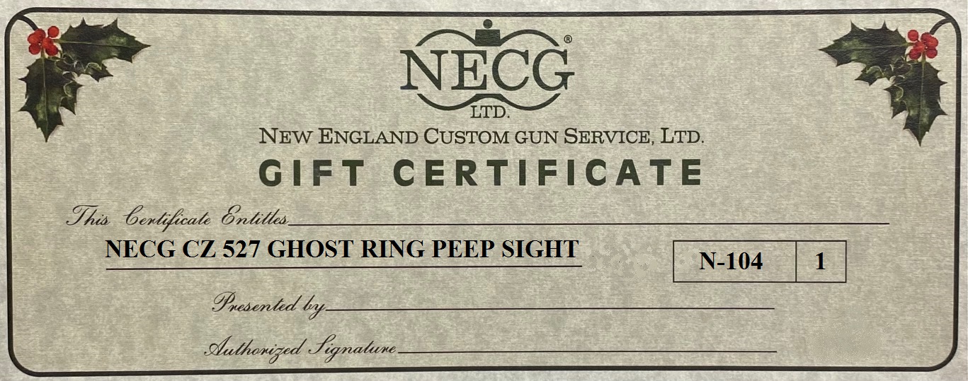 NECG CZ 527 Ghost Ring Gift Certificate